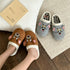 Cartoon Cat Mouse Plaid Slippers