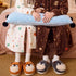 Sunglasses Puppy Face Plush Slippers