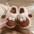 Googly Eye Sheep Fuzzy Slippers