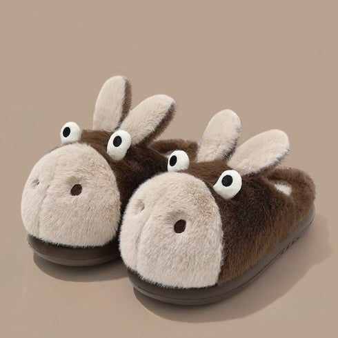 Perky-Eared Donkey Slippers