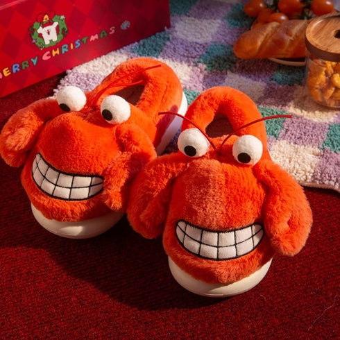 Grinning Lobster Slippers