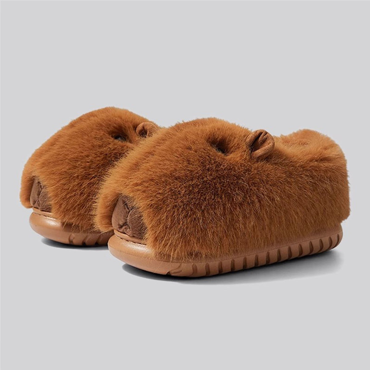 Zureto Capybara-pantoffels voor dames en heren, schattige Capybara-wolkenslippers, waterdichte dierenschoenen, slippers, Grijs A, 42/43 EU