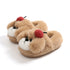 Cherry Puppy Plush House Slippers