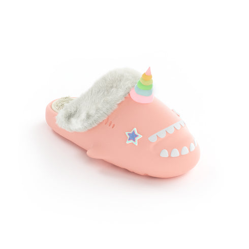 Sharkicks Pro - Inverno, Unicorno Occhi a Stella Blu, Tacco Aperto