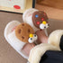Googly Cookie Puff Slippers