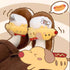 3D Hot Dog Pup Slippers