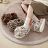 Furry Animal Paw Platform Slippers