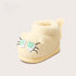 Whimsical Feline Plush Home Boots