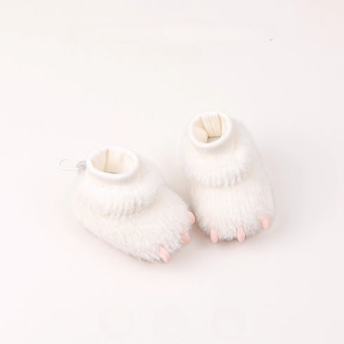 Fuzzy Monster Paw Baby Boots