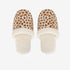 Fuzzy Animal Print House Slippers