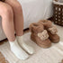 Bear Patch Fluffy Cuff Boots