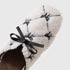 Bow-Tie Sherpa Lattice Slippers