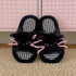 Whiskered Cat Plush House Slippers