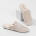 Petal-Stitch Indoor Mule Slippers