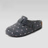 Polka Dot Fuzzy Buckle Clogs