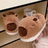 Capybara Plush Snout Home Slippers