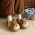 Teddy Bear Plush House Slippers