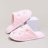 Whimsical Cartoon Embroidered Plush Slippers