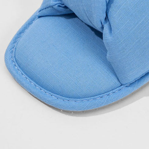 Plush Twist Crossband Slippers