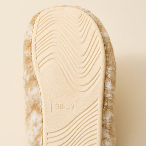 Cloud-Soft Mottled House Slippers