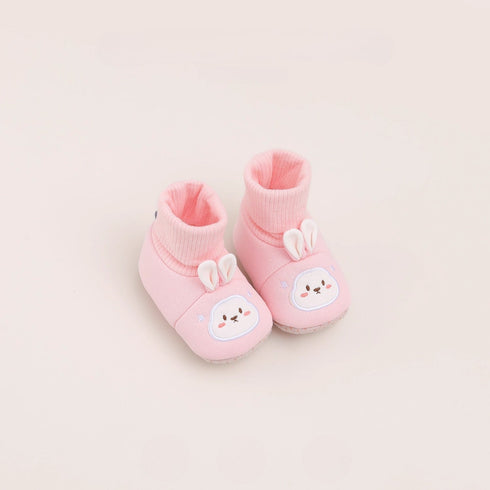 Soft Knit Bunny Sock Boots