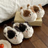 Plush Kitty Tail House Slippers