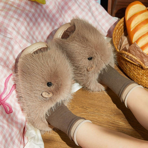Sleepy Capybara Slippers