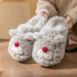 Fuzzy Animal Face Home Slippers