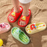 Cartoon Fruit Striped Kids Slides