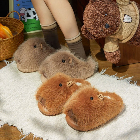 Sleepy Capybara Slippers
