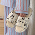 Panda Graphic Woven Insole Slides