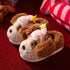 Whimsical Puppy Star Plush Slippers