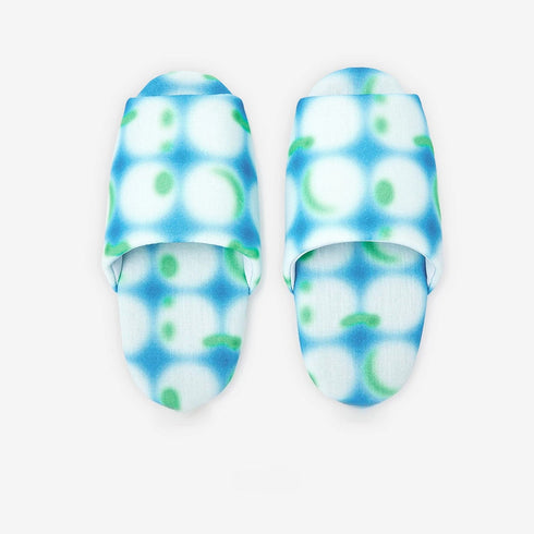 Breezy Watercolor Dot House Slippers