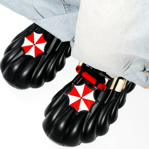 Sci-Fi Glowing Alert Chunky Clogs