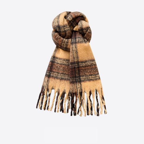 Rainbow Mohair Scarf