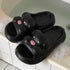 Cartoon Piggy Thick Sole Slides
