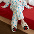 Surprised Penguin Fish Fleece Slippers