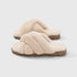 Crisscross Plush Cloud Slippers