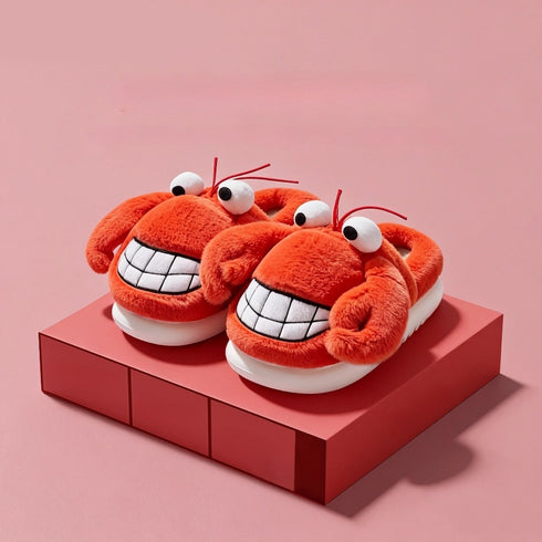 Grinning Lobster Slippers