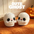 Spooky Halloween Skull Plush Slippers