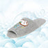 Sleeping Pony Floral Embroidered Slides