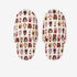 Cartoon Animal Print House Slides
