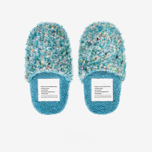 Confetti Boucle Fleece Mule Slippers