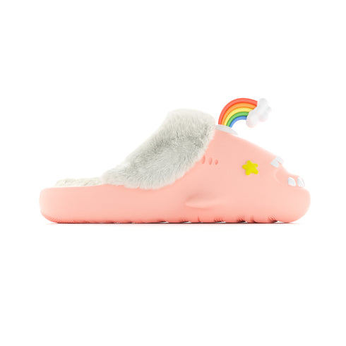 Sharkicks Pro - Inverno, Occhi a Stella Arcobaleno con, Tacco Aperto