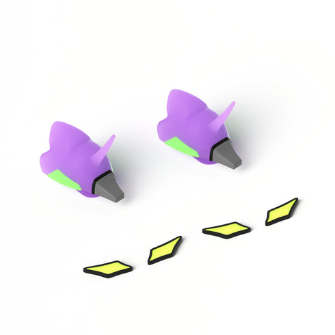 Nageoires et Yeux de Mecha pour Sharkicks Pro