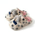 Plush Lamb Polka Dot Slippers