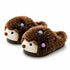 Whimsical Hedgehog Plush House Slippers