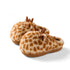 Fuzzy Spotted Antler Plush Slippers