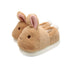 Fluffy Bunny Ear Platform Slippers