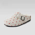 Polka Dot Fuzzy Buckle Clogs